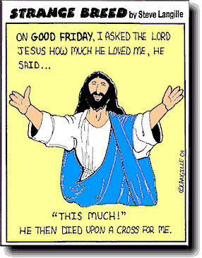 Strange Breed's weekly cartoon